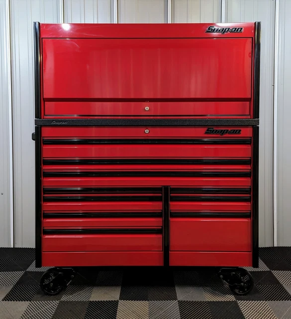 Red snap on clearance tool box