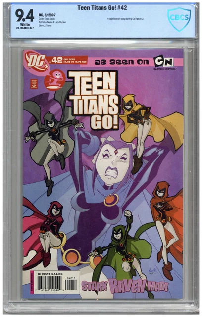 Teen Titans Go!  # 42   CBCS   9.4   NM    White pgs   6/2007    4-page Batman s