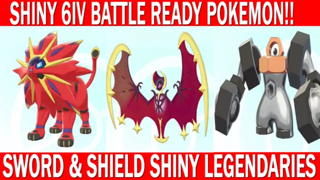SHINY SOLGALEO ✨ BATTLE READY / UNTOUCHED ⚡ 6IV + EV ⚡ Pokemon Sword &  Shield