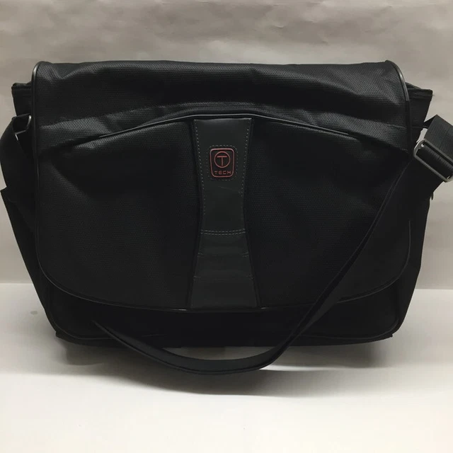 Used Tumi Tech Messenger Bag Nylon Black Jgg