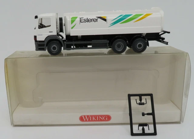 Camion Citerne Mercedes Atego Wiking HO 1/87 - Modèle Réduit En Plastique, échelle 1:87, Neuf Sous Boîte