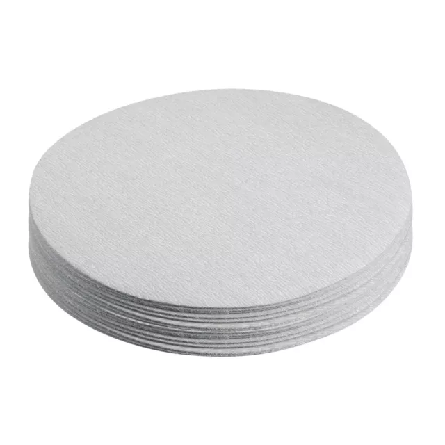 20 Pcs 6-Inch Aluminum Oxide White Dry Hook and Loop Sanding Discs 1000 Grit