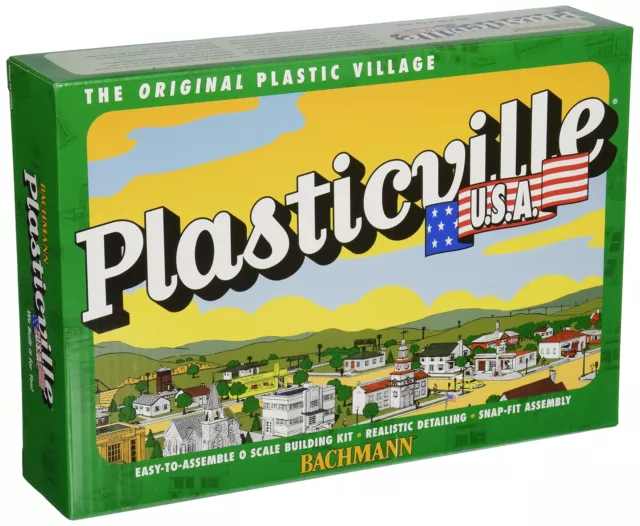 Bachmann Trains - PLASTICVILLE U.S.A. BUILDINGS – CLASSIC KITS - DINER - O Scale