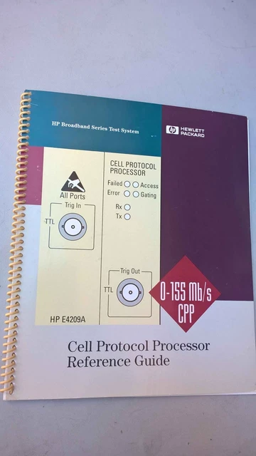 HP BROADBAND TEST System Cell Protocol Processor reference Guide HP ...