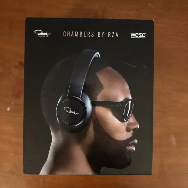 Chambers By RZA Premium Headphones WeSC Noise Cancellation Deep Black 00627R1