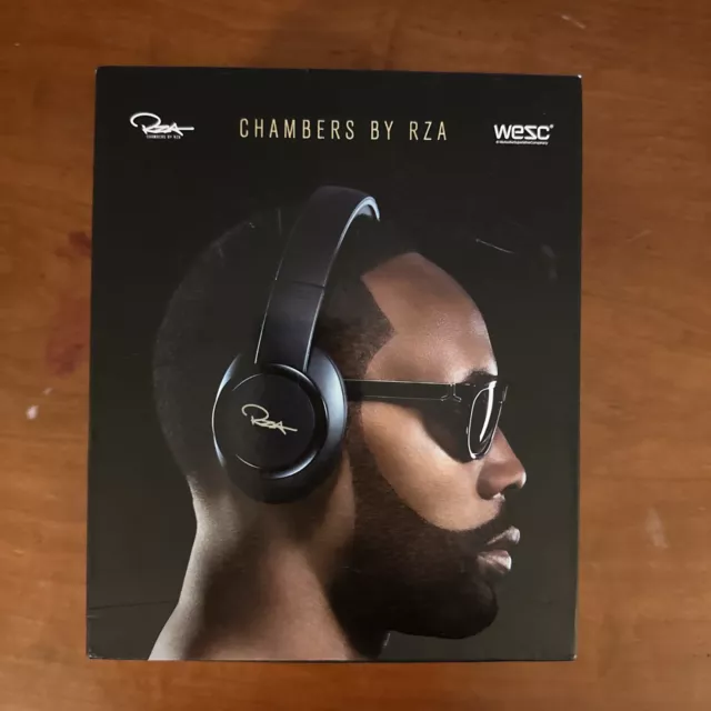 Chambers By RZA Premium Headphones WeSC Noise Cancellation Deep Black 00627R1