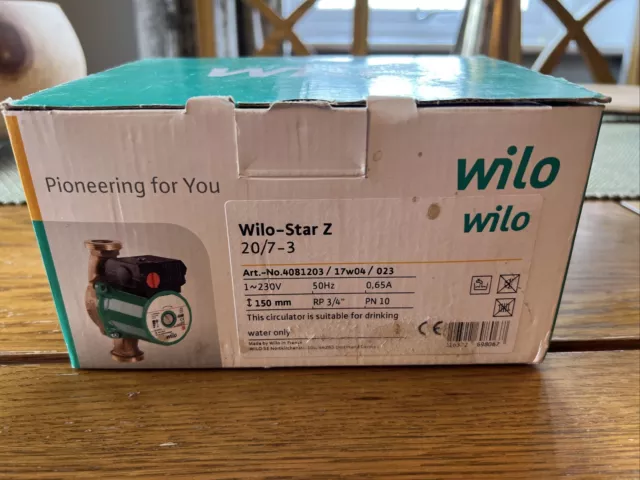 WILO STAR E 25 / 1 - 5 Heating, Circulation, Pump 230 Volt 180 mm