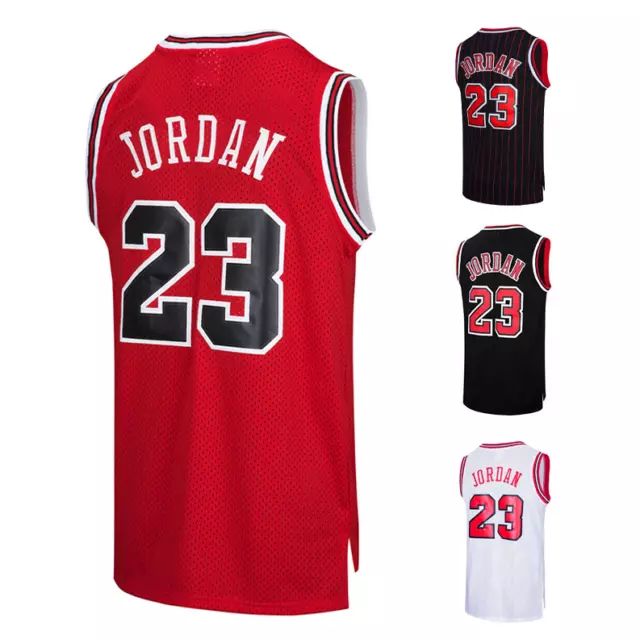 Throwback Legend Mens Jordan #23 Chicago Basketball Jersey Retro Jersey Stitched