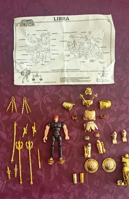 LIBRA CABALLEROS DEL Zodiaco Saint Seiya Bandai EUR 95,00