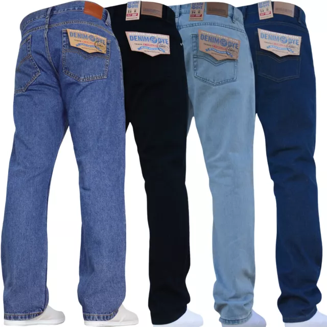 Jeans hommes jambes droites denim de bonne qualité jambes extra courtes à extra longues