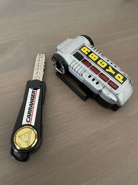 Turbo Ranger Ranger Key POWER RANGERS TURBO Carranger Accelerator Changer Key set BANDAI Japan ...