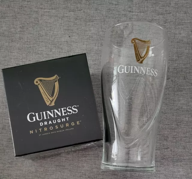 Brand New Guinness Draught Nitro Surge Device & Pint Glass