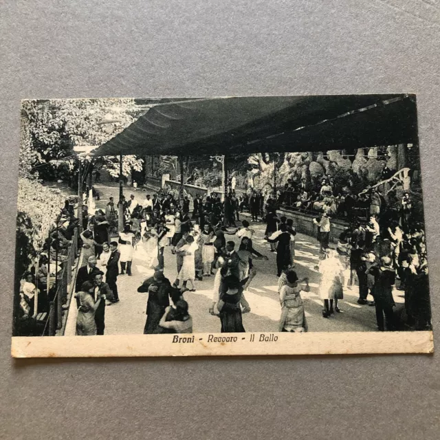 B) Cartolina formato piccolo Broni Pavia ballo 1926