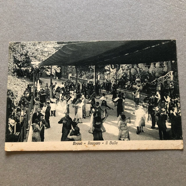 B) Cartolina formato piccolo Broni Pavia ballo 1926