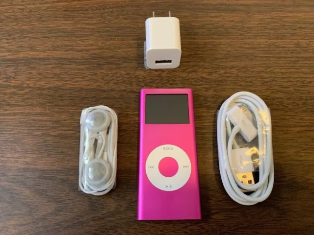 Apple iPod Nano 2nd Generation A1199 Pink 4GB Replaced New Battery