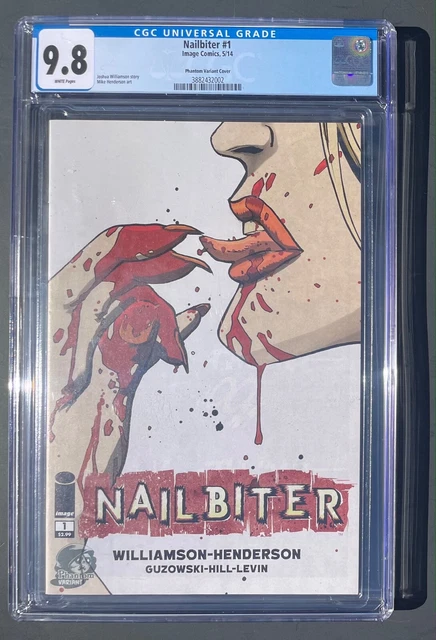 Nailbiter #1 CGC 9.8 Phantom Variant Cover Image 2014 Comics White Pages
