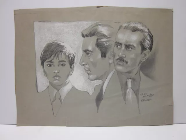 Godfather 2 Three Generations of Corleone Men by  Ernie Colon Original