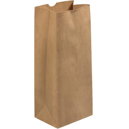 PARTNERS BRAND BGH127K Hardware Bags, 6 5/16" x 4 1/8" x 13 3/8", Kraft,