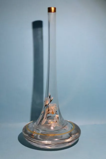 Alte  Vase Glasvase   Handarbeit Schöler Bleikristall Fichtelberg