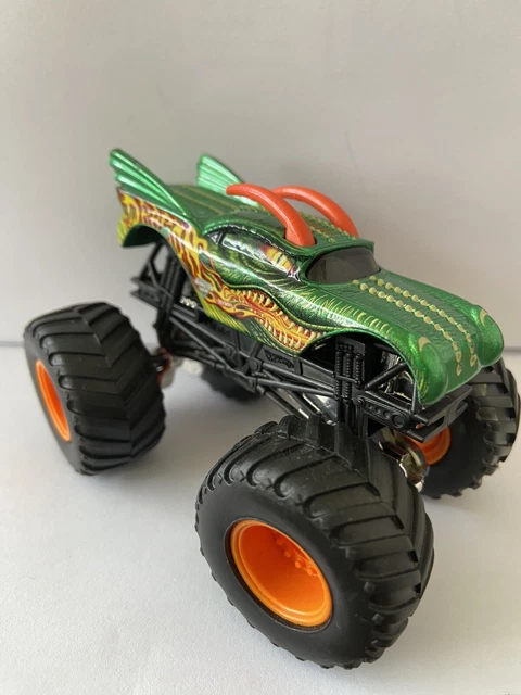 HOT WHEELS MONSTER Jam Dragon Monster Truck 1:64 Orange Rims EUR 5,59 ...
