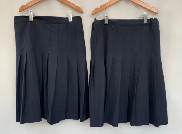 Girls Bundle school uniform skirts age 11-12 years pleated David Luke 70”