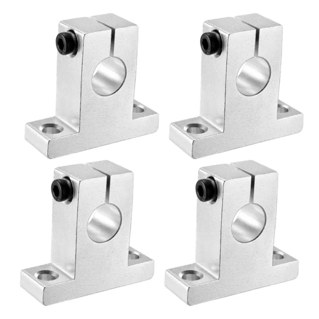 4pcs SK12 Aluminum Linear Motion Rail Clamping Rod Rail Guide Support