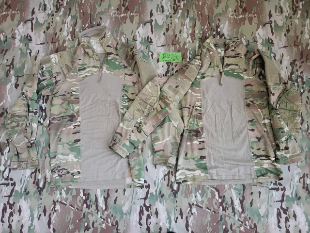 🇺🇸2X ZIP US Army FR Combat Shirt OCP MULTICAM USGI Flame Resistant ACS SMALL