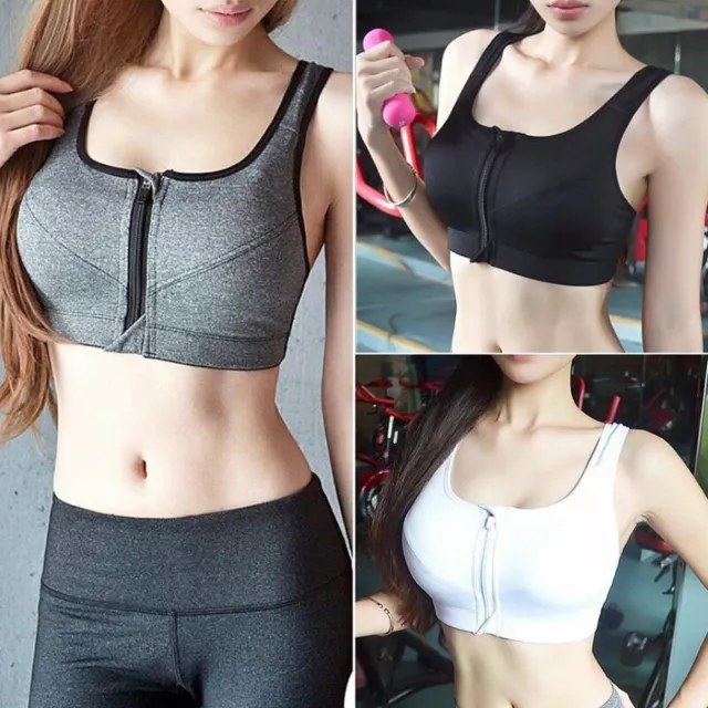 Women Seamless Sports Bra Fitness Push Up Wireless Yoga Tank Top Stretch Bra