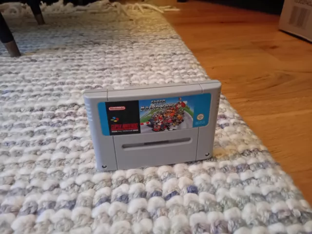 Super Mario Kart Super Nintendo SNES Cartridge PAL