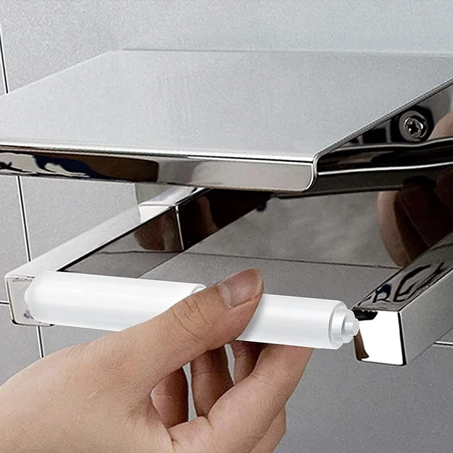 5 Pièces De Remplacement Pour Porte-papier Toilette à Ressort - Accessoire Salle De Bain, Installation Rapide