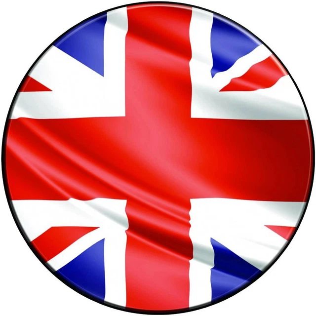 Housse De Roue De Secours Avec Drapeaux USA/UK - Taille 14 Pouces, Polyester Imperméable, Pour Remorque, SUV