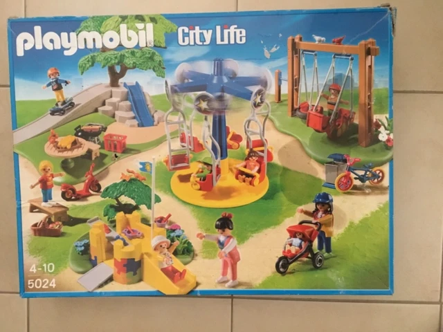 playmobil Figures People Kids Park 70281 New Playground Tree House