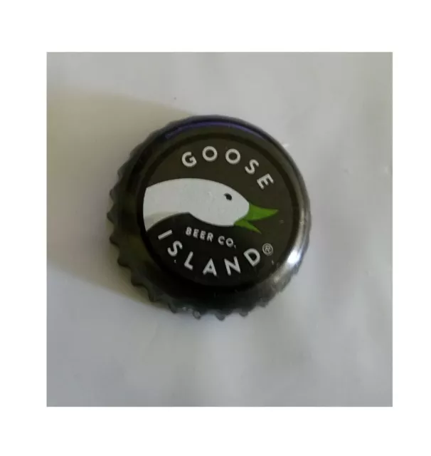Collectable Used Beer Bottle Cap Goose Island No dents + bonus cap