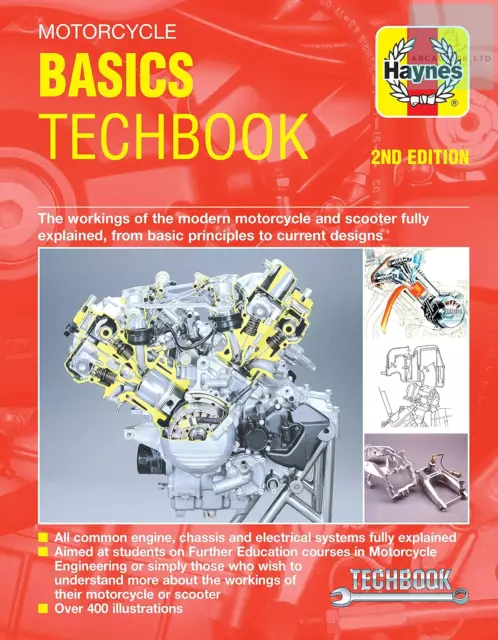 Motorcycle Basics TechBook 2nd Edition Haynes Manual Paperback