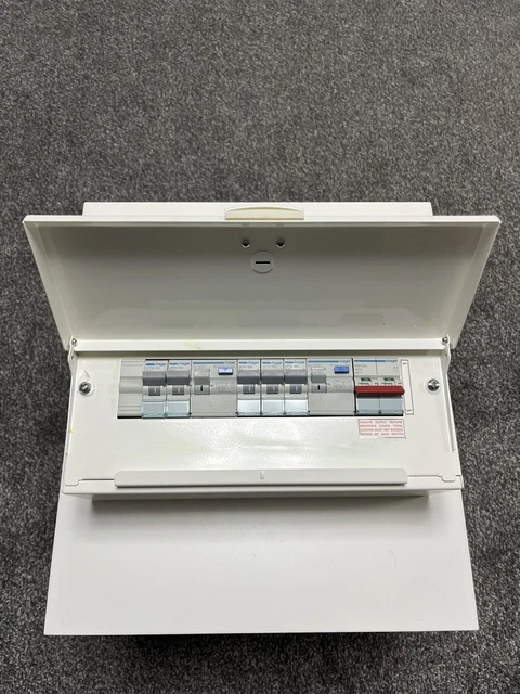 Rcd Splitboard HAGER 6 WAY Dual Rcd Split Distribution Board Fusebox EUR 63,06 ...