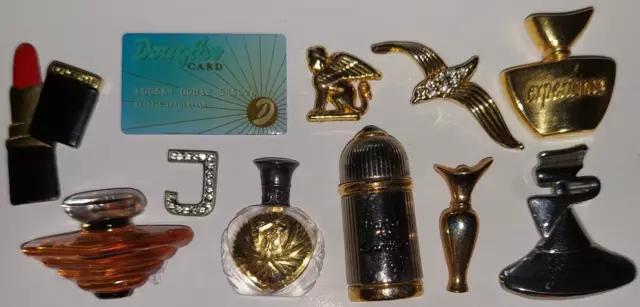 🎁Pin-Lot 11 Parfümerie Douglas Pins Pasha Cartier Gigli Trésor Lancome Jolie💖