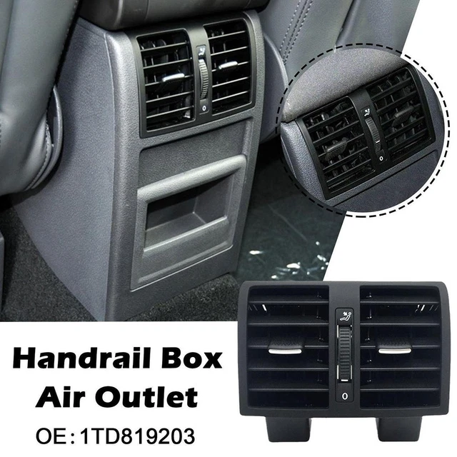 Sortie D'Air Climatisation Arrière Pour VW Golf Mk7/Mk7.5 R 2013-2020 - Réf. 5GG 819 203 - ABS/PU Noir - 2