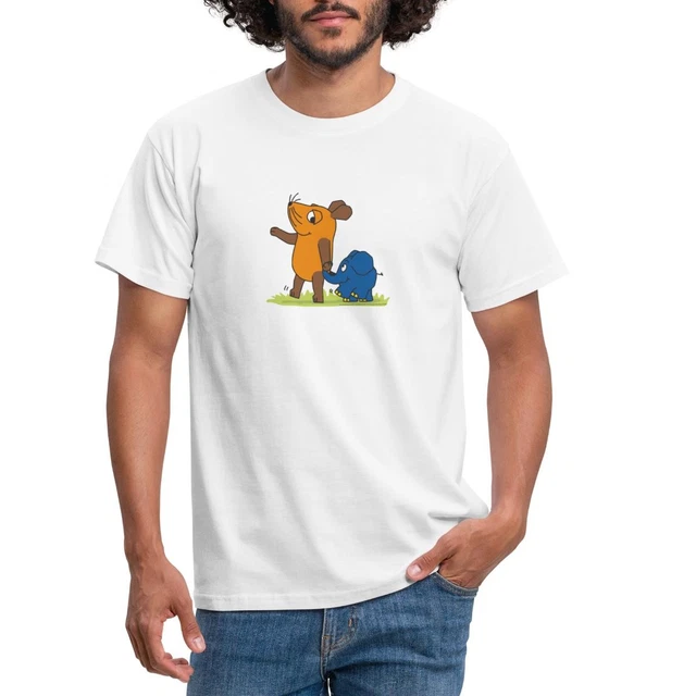 T-shirt Donna LOGOSHIRT Con Il Topo (Die Sendung Mit Der Maus) - Design Originale Su Licenza, 100% Cotone