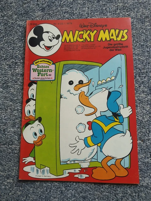 Walt Disneys Micky Maus Heft Nr. 4/1979 (23.1.1979) - ohne Beilage