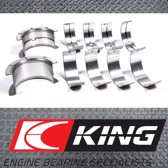 KING (MB5504SI STD) Main Bearings suits Ford 351 Windsor Fairlane Falcon Mustang EUR 80,93