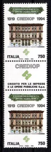 S47688 Italien MNH 1994 Crediop Paar Senkrecht