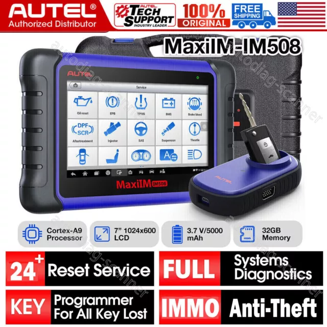 Autel MaxiIM IM508 IMMO Key Programming , Auto Diagnostic Full System Scanner