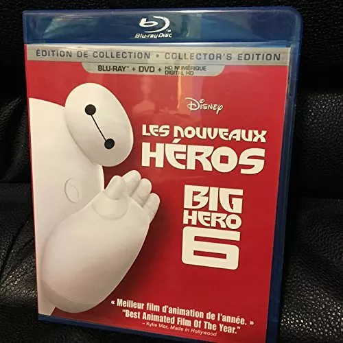 Big Hero 6 (Blu-ray + DVD + Digital HD)