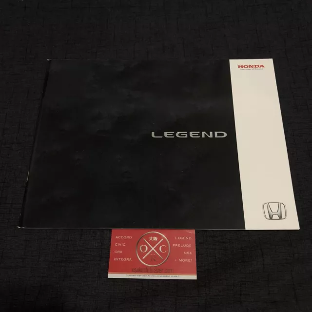 96-04 Honda Legend Brochure JDM Acura 3.5RL KA9 Rare Access 97 98 99 00 01 02 03