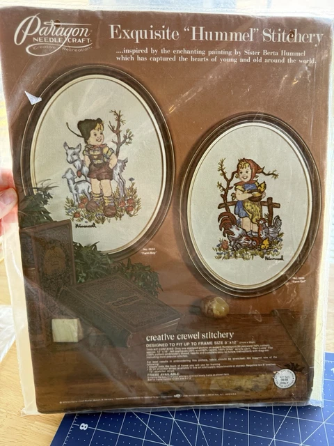 Pracht Creatives Hobby Set Da Ricamo Coccinella Vaso Di Fiori Antichi, Set Per Punto Croce Di Circa 26 X 29 Cm Per Un Disegno Quadrato Da Ricamare, Passatempo Per Adulti E Bambini