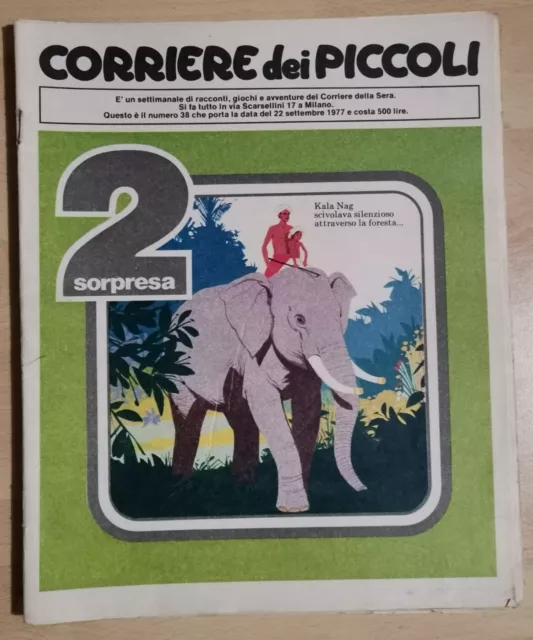 CORRIERE DEI PICCOLI nr. 38 del 22 Settembre 1977