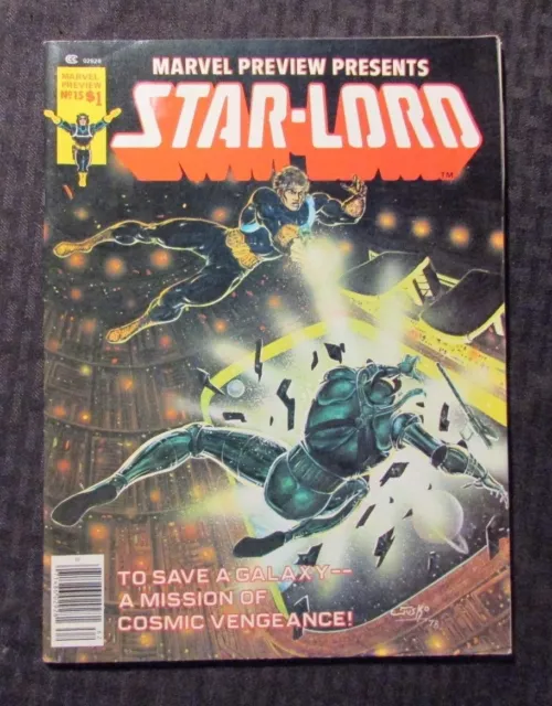 1978 Marvel Preview Featuring STAR-LORD #15 VF- 7.5 Guardians Of The Galaxy