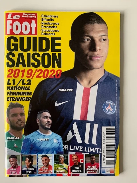 FOOTBALL GUIDE DE La Saison 2022/2023 France Ligue 1 Ligue 2 National Etranger EUR 18,99 - FR