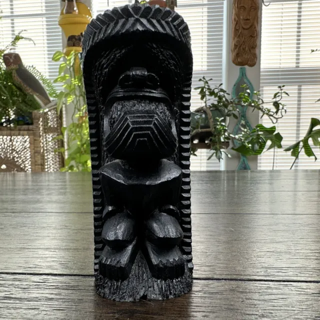 Vintage Coco Joe’s Lava Lucky Tiki God Figurine Hawaii Pomaikai 70's