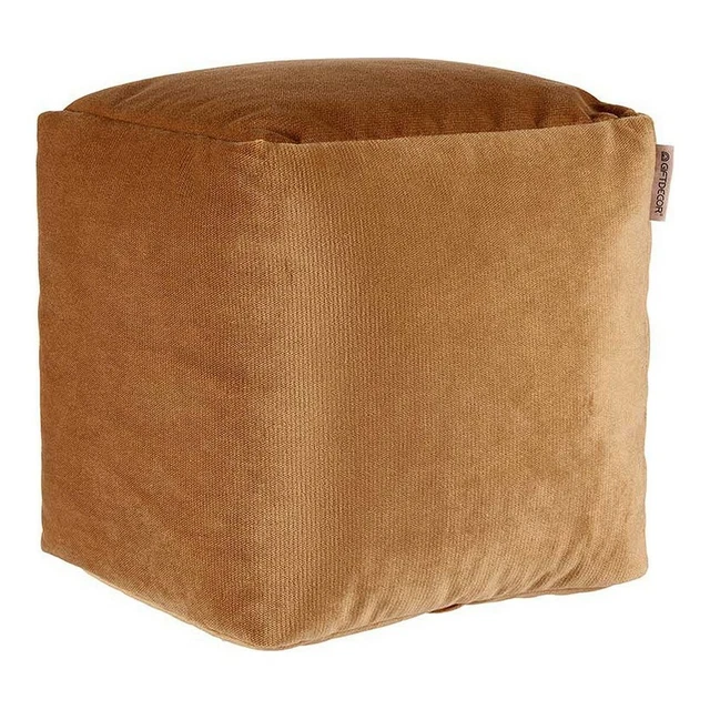 Pouf Beige Polyester polystyrène [30 x 30 x 30 cm]